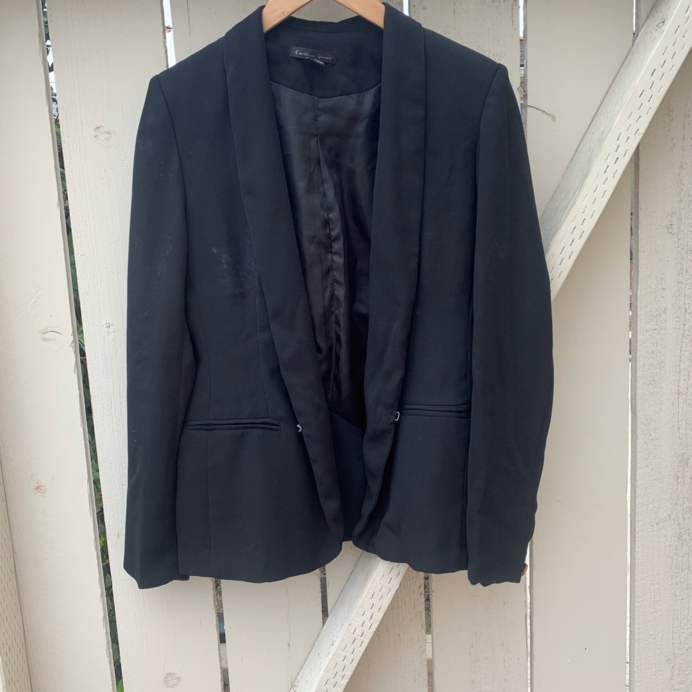 Black Blazer Jacket Sz Large